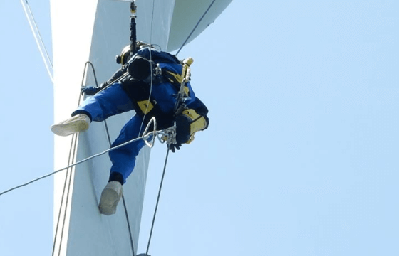 風力発電のブレード補修等